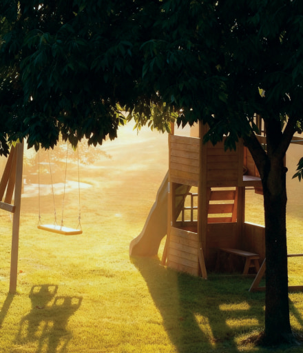 Живописный парк для прогулок